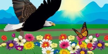La mariposa y el águila: una fábula sobre la humildad para niños