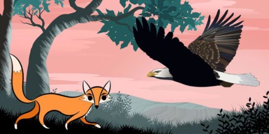 La traición del águila y la zorra, fábula de Esopo comentada