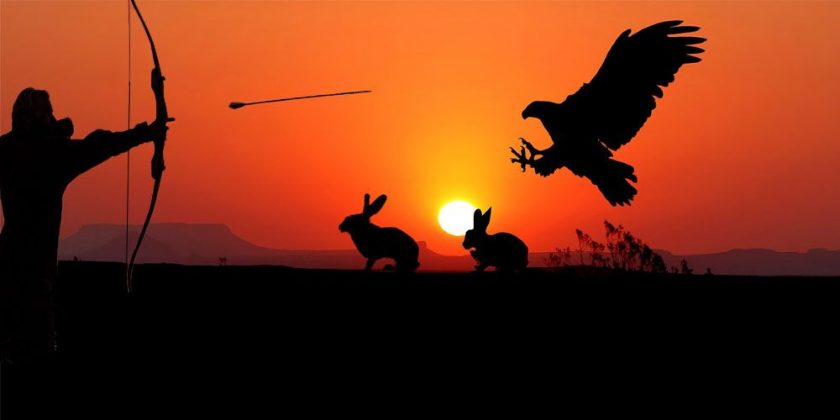 El águila y la flecha, fábula de Esopo