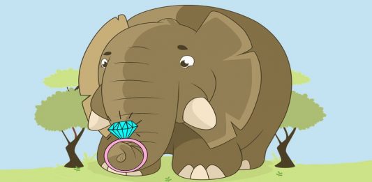 Fábula sobre la ansiedad y los nervios: El elefante que perdió su anillo de boda
