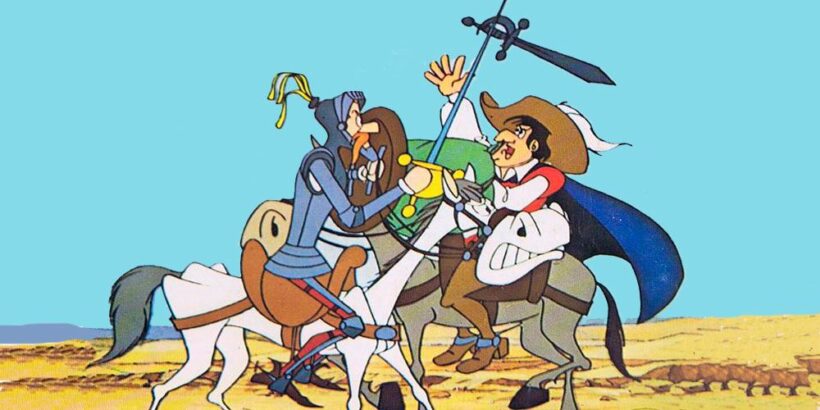 Aventura de Don Quijote y el vizcaíno, Don Quijote de la Mancha para niños