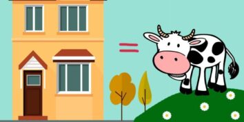 Una vaca y un edificio: un cuento infantil para jugar con las palabras