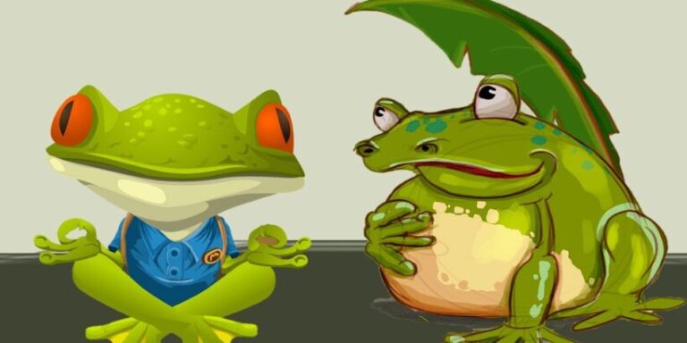 Sapito y Sapón, poesía infantil con rima sobre la empatía