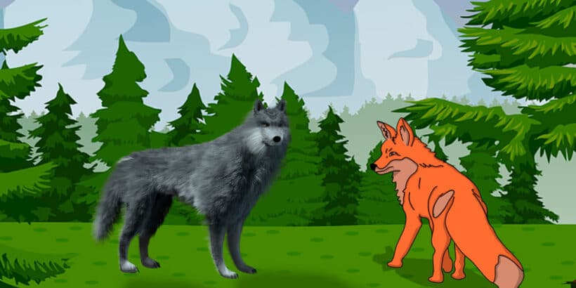 Una fábula sobre el sentijmiento de venganza: El lobo y la zorra