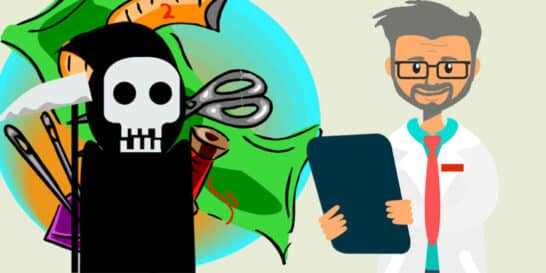 El doctor improvisado, un divertido cuento sobre la muerte