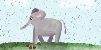 La leyenda africana de El elefante y la lluvia, sobre la solidaridad