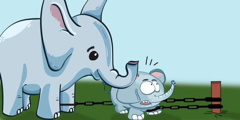 Cuento El elefante encadenado, para adolescentes y adultos