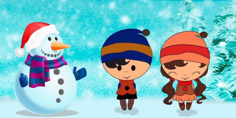 Rama asesinato Prestigioso Miguel y el muñeco de nieve, cuento de Navidad para niños