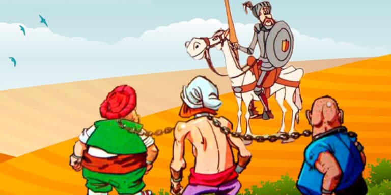 La aventura de Don Quijote y los galeotes