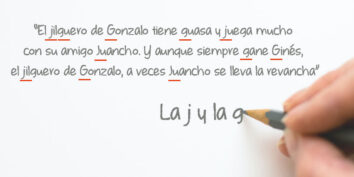 Dictados cortos muy divertidos con la g y la j para niños de segundo