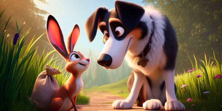El perro y la liebre, fábula de Esopo sobre la honestidad