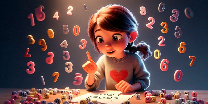 Vamos a inventar los números, un cuento infantil