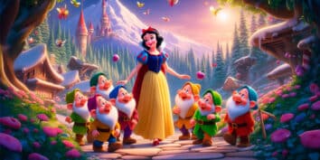 Blancanieves y los siete enanitos, un cuento para niños