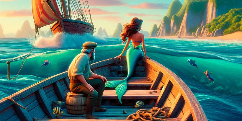 La sirena y el pescador, una leyenda de Honduras