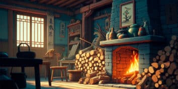 La chimenea mal situada, un cuento chino o fábula china