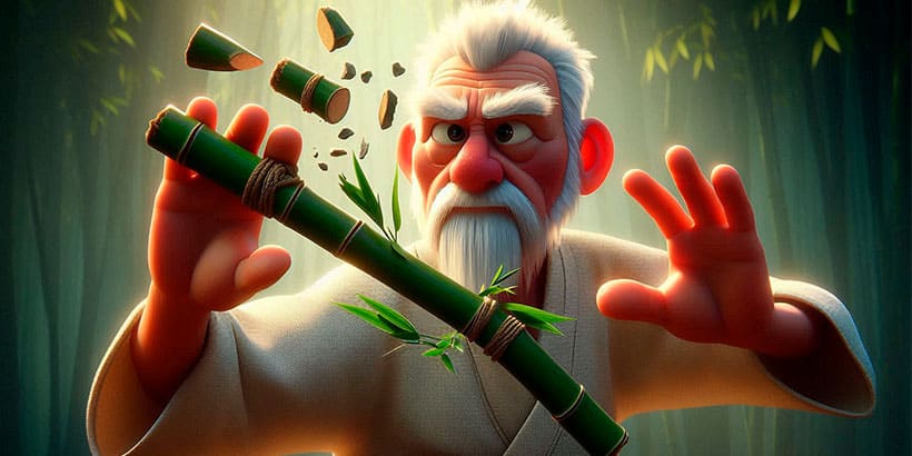 El increíble grito, una fábula budista