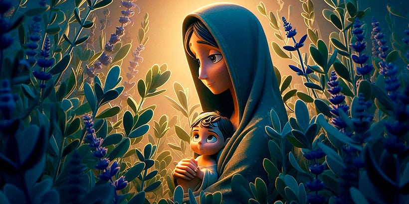 La leyenda de la salvia, una leyenda navideña