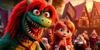 La niña de los ojos de luz, un cuento de hadas para niños