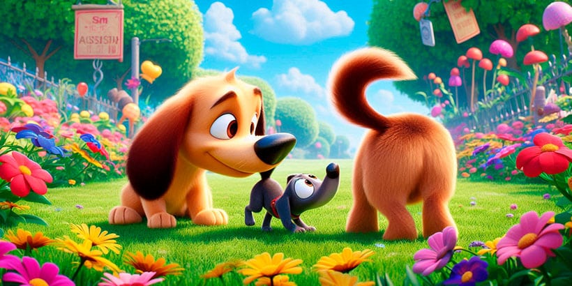 Por qué los perros se huelen la cola