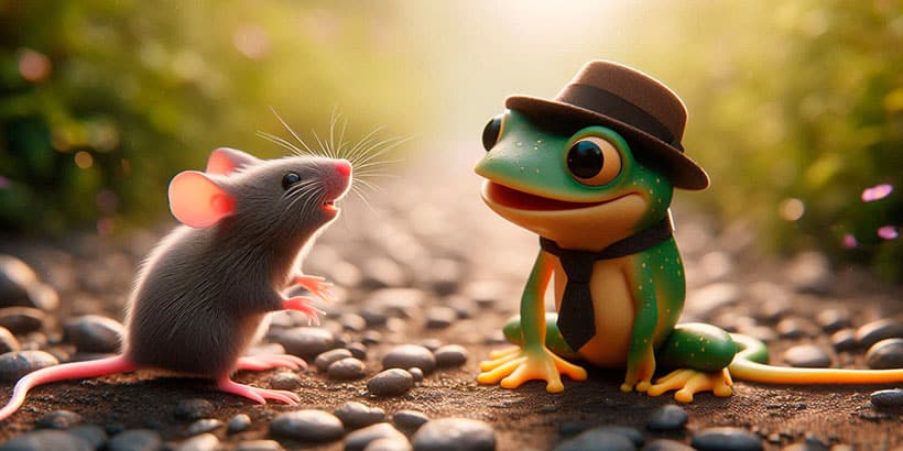 El renacuajo paseador, una poesía para niños