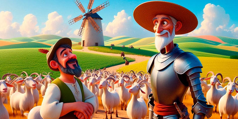 Don Quijote y la historia de la pastora Marcela