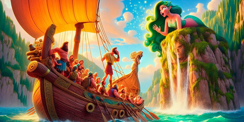 La aventura de Ulises y las sirenas