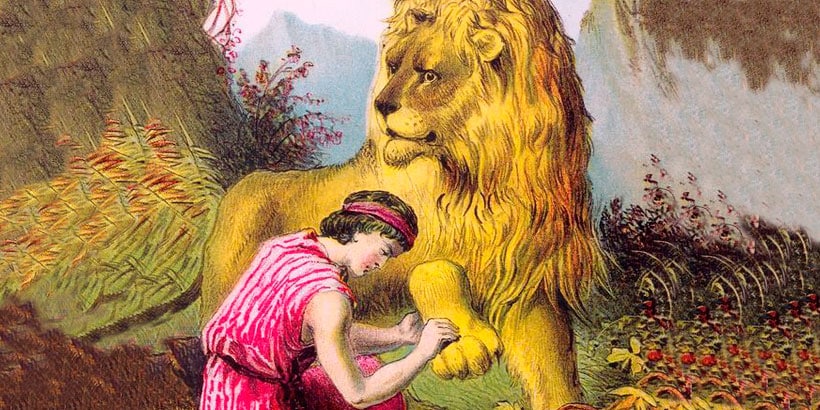 Androcles y el león, un relato clásico