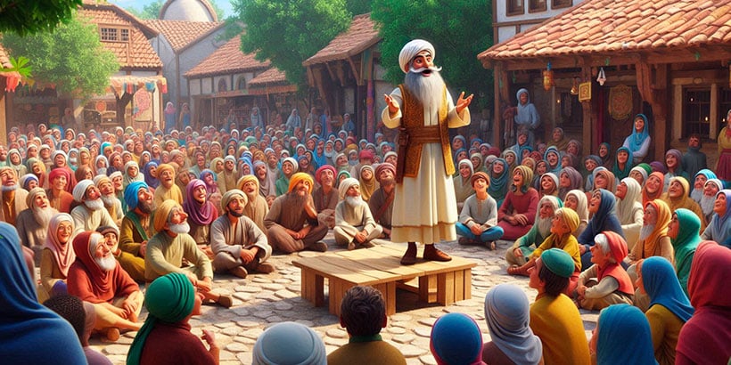 El discurso, un cuento de Nasruddin