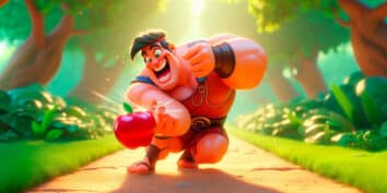 Hércules y Atenea, una fábula de Esopo