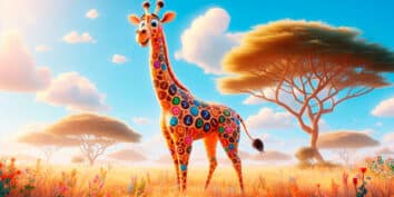 La jirafa más alta, un cuento para niños pequeños