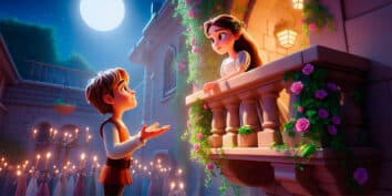 Romeo y Julieta en obra de teatro