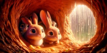 Llueve, canción para niños de Cri Cri