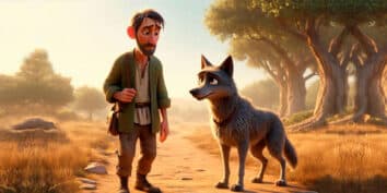 El flojo, el sabio y el lobo, un cuento sobre el esfuerzo