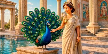 'El pavo real que se quejaba a la diosa Juno', una fábula sobre la envidia