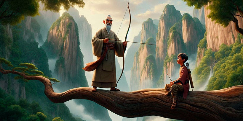 El arquero y el monje, un cuento zen para reflexionar