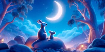 El boomerang y la luna, una leyenda australiana