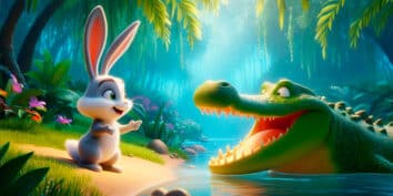 El conejo y el lagarto, un cuento mexicano