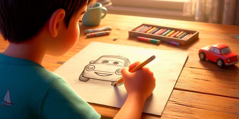 'Cómo se dibuja un coche', una poesía de Gloria Fuertes