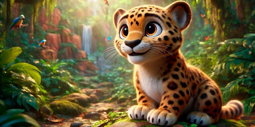 'Así fue cómo al leopardo le salieron sus manchas'