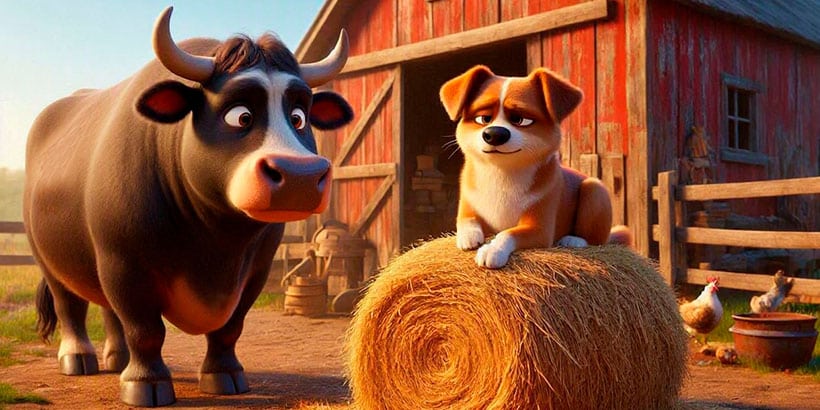 'El perro y el heno', una fábula de Esopo sobre la falta de empatía