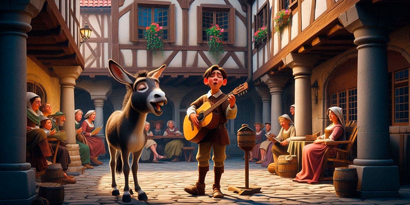 Historia de doña Clara y Don Luis, de Don Quijote de la Mancha