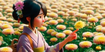 Leyenda del crisantemo, una leyenda japonesa