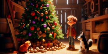 Navidad en el granero, un cuento de Navidad