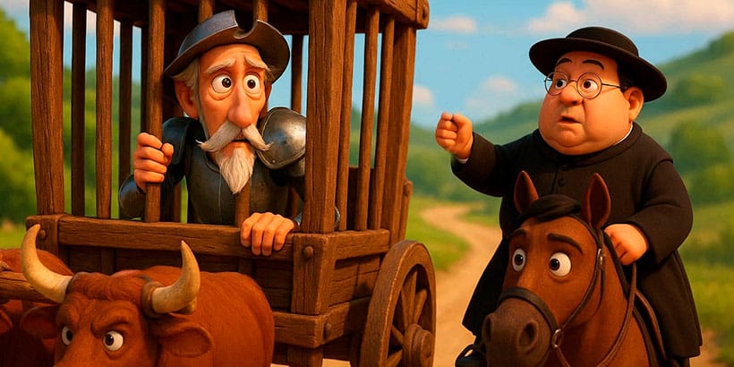 El canónigo de Toledo y Don Quijote