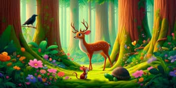 Los cuatro amigos, un cuento con valores para niños