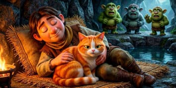 El gato de Dovre, un cuento popular de Noruega