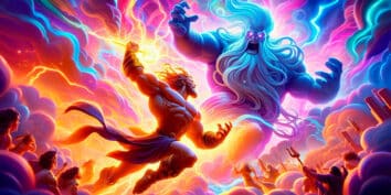 El nacimiento de los dioses, mitología griega
